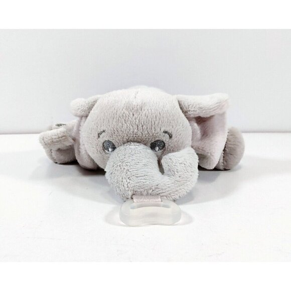 Philips Avent  Soothie Snuggle Pacifier Soother Holder Elephant Plush Lovey - Picture 1 of 4